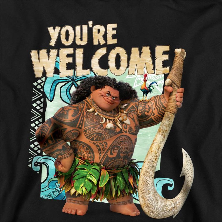 Disney  You're Welcome Felpa Con Cappuccio Maui 