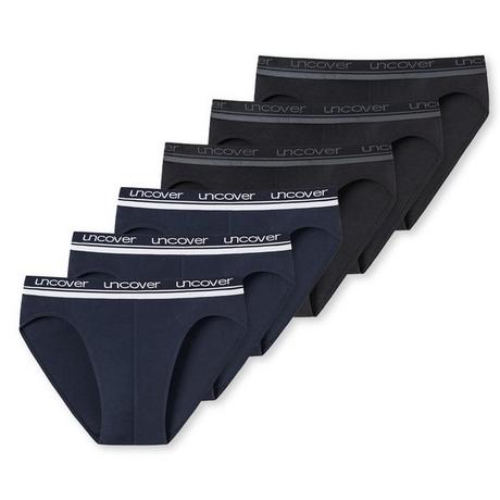 Uncover by Schiesser  Basic - lot de 6 - Slips 