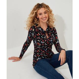 Joe Browns  Twist-Front-Top mit Schmetterlingsdruck 