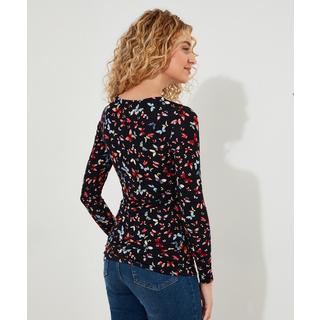 Joe Browns  Twist-Front-Top mit Schmetterlingsdruck 