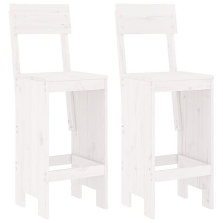 VidaXL Tabouret de bar bois de pin  