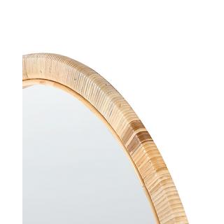 Beliani Wandspiegel aus Rattan Boho ANLEZY  