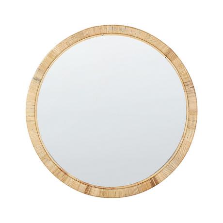 Beliani Wandspiegel aus Rattan Boho ANLEZY  