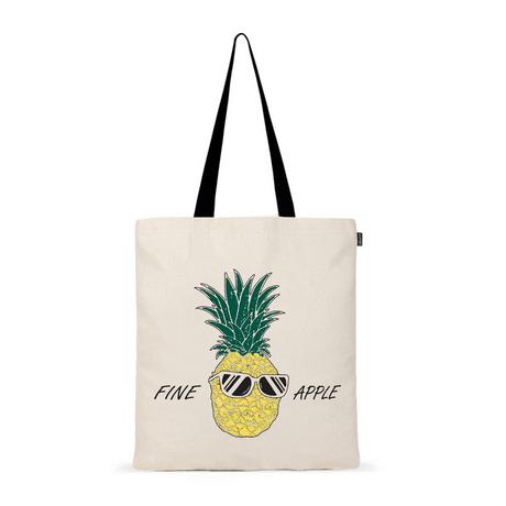 Only-bags.store Ästhetische Canvas Tragetasche mit Ananas-Print  