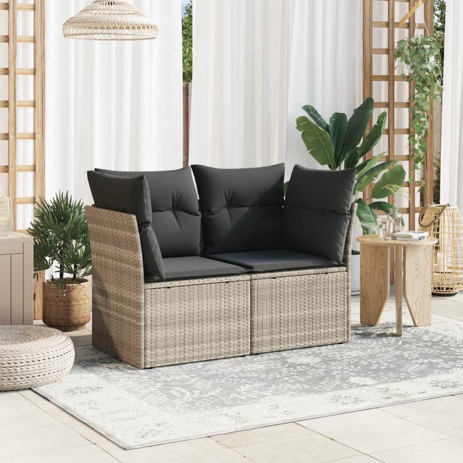 VidaXL Gartensofa poly-rattan  