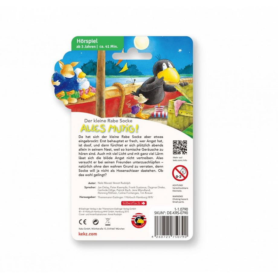 Kekz  Audiochip Der kleine Rabe Socke – Alles mutig 
