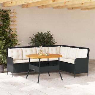 VidaXL set divano da giardino Polirattan  