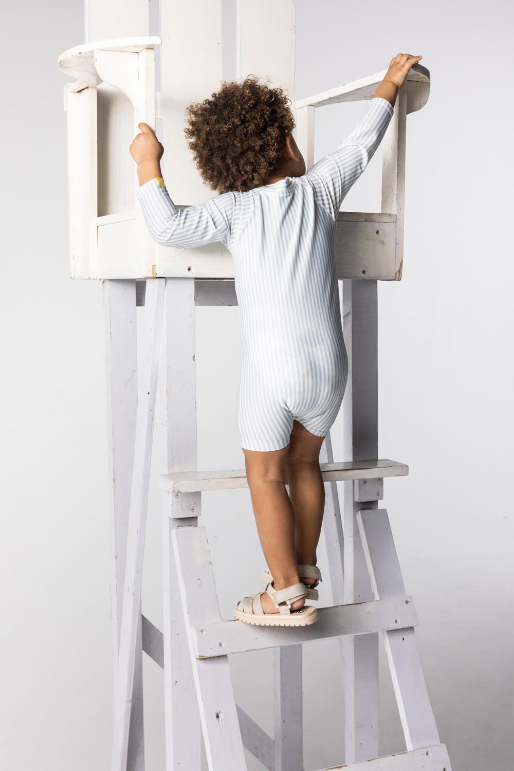 Swim Essentials Jungen gestreifter Schwimmanzug  