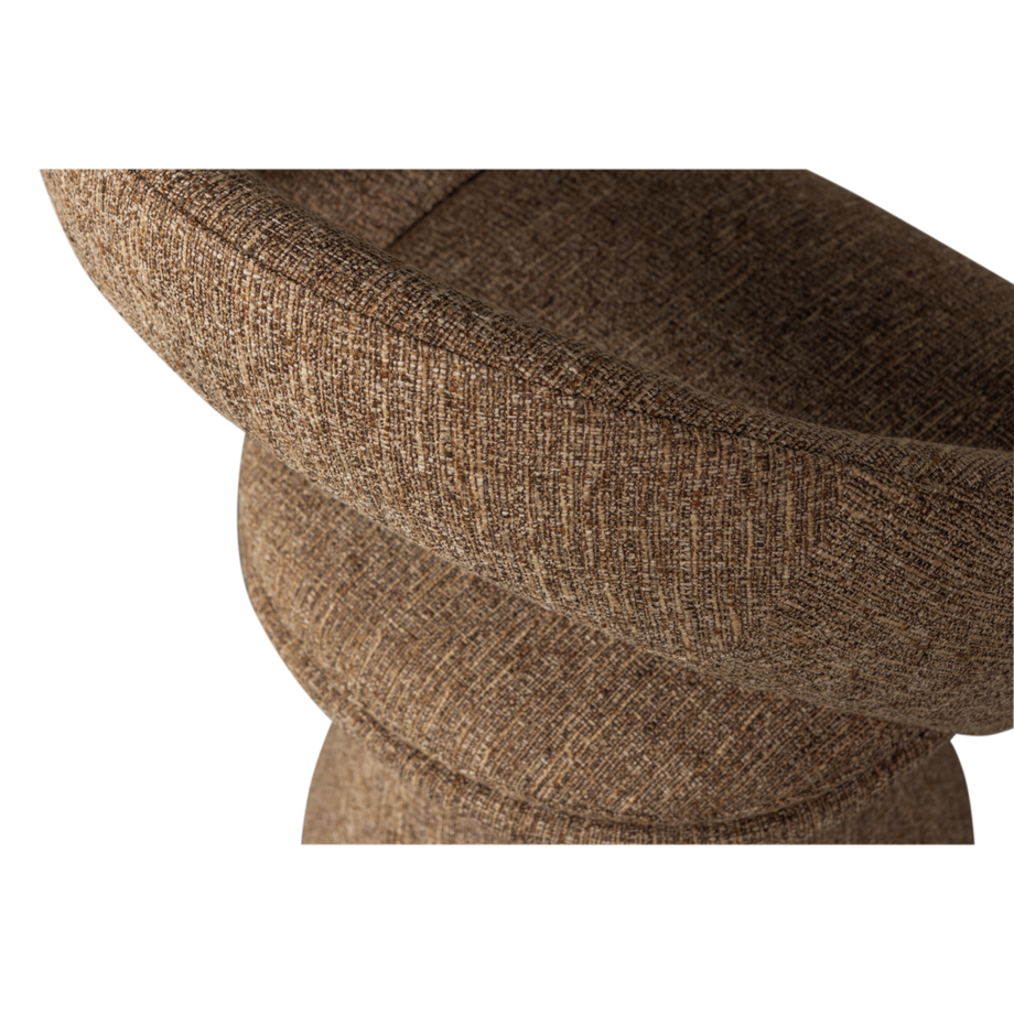 mutoni Chaise de salle à manger Winter sable chiné  