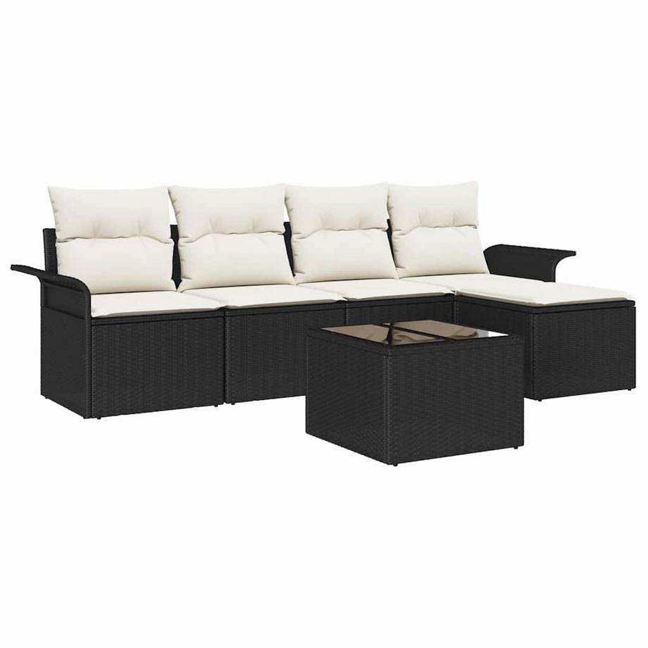 Sofa d'extérieur moderne poly rattan