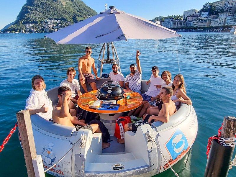 Smartbox  Partyboot auf dem Luganersee für 4 Personen - Geschenkbox 