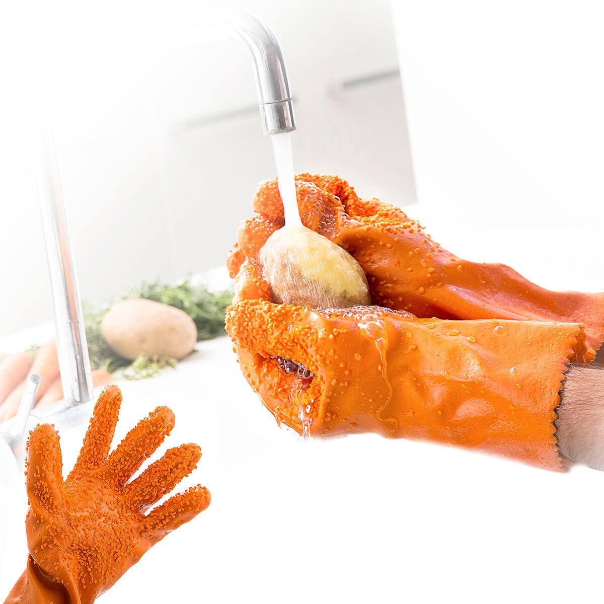 InnovaGoods  Handschuhe für die Reinigung von Obst und Gemüse Glinis InnovaGoods 