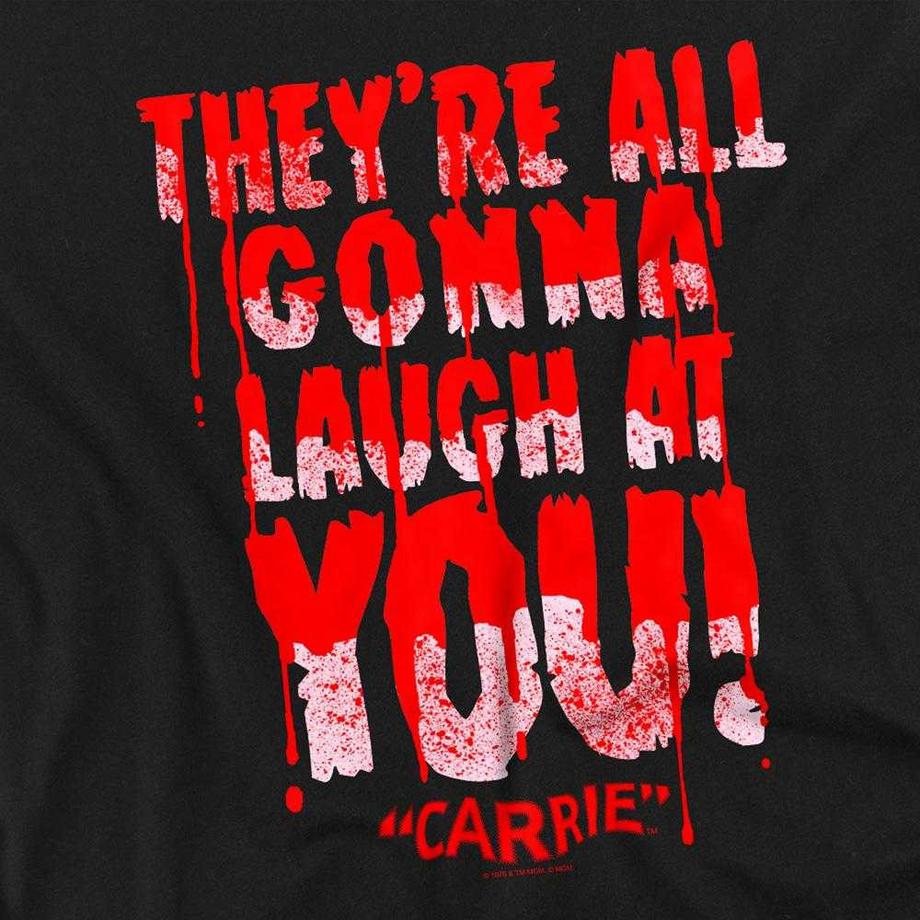 Carrie Laugh At You Langarm T-Shirt  