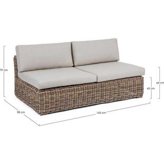 mutoni Gartensofa 2-Sitzer Coraline  