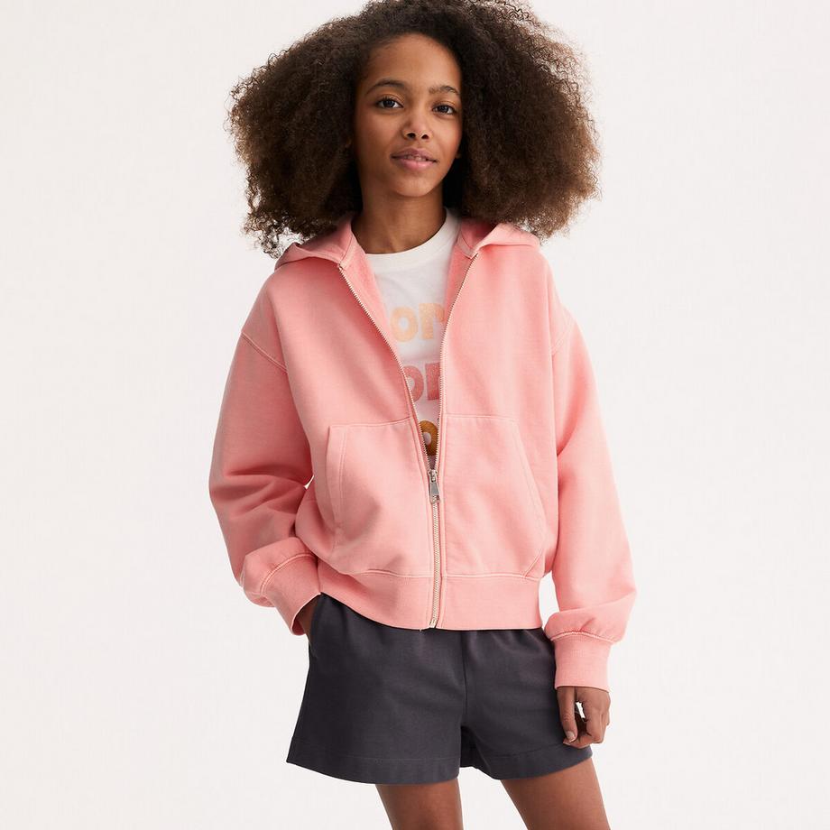 Kapuzensweatjacke mit Reissverschluss