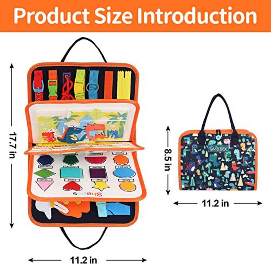 Activity-board  Busy Board Spielzeug, Activity Board Motor Activity Toy, Baby Sensory Learning Toy Motor Activity Board für Reisen Auto Flugzeug 