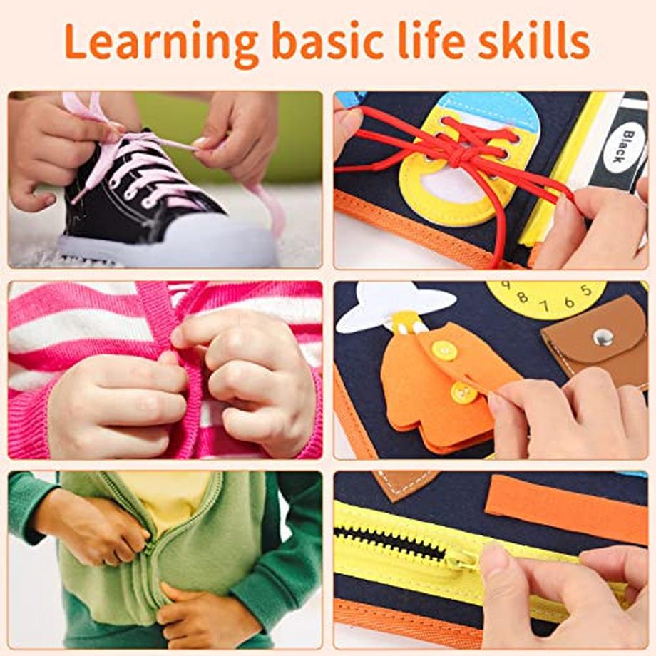 Activity-board  Busy Board Spielzeug, Activity Board Motor Activity Toy, Baby Sensory Learning Toy Motor Activity Board für Reisen Auto Flugzeug 