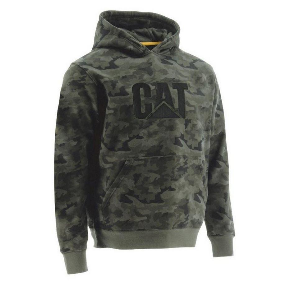 Caterpillar Trademark Camouflage Kapuzenpullover  