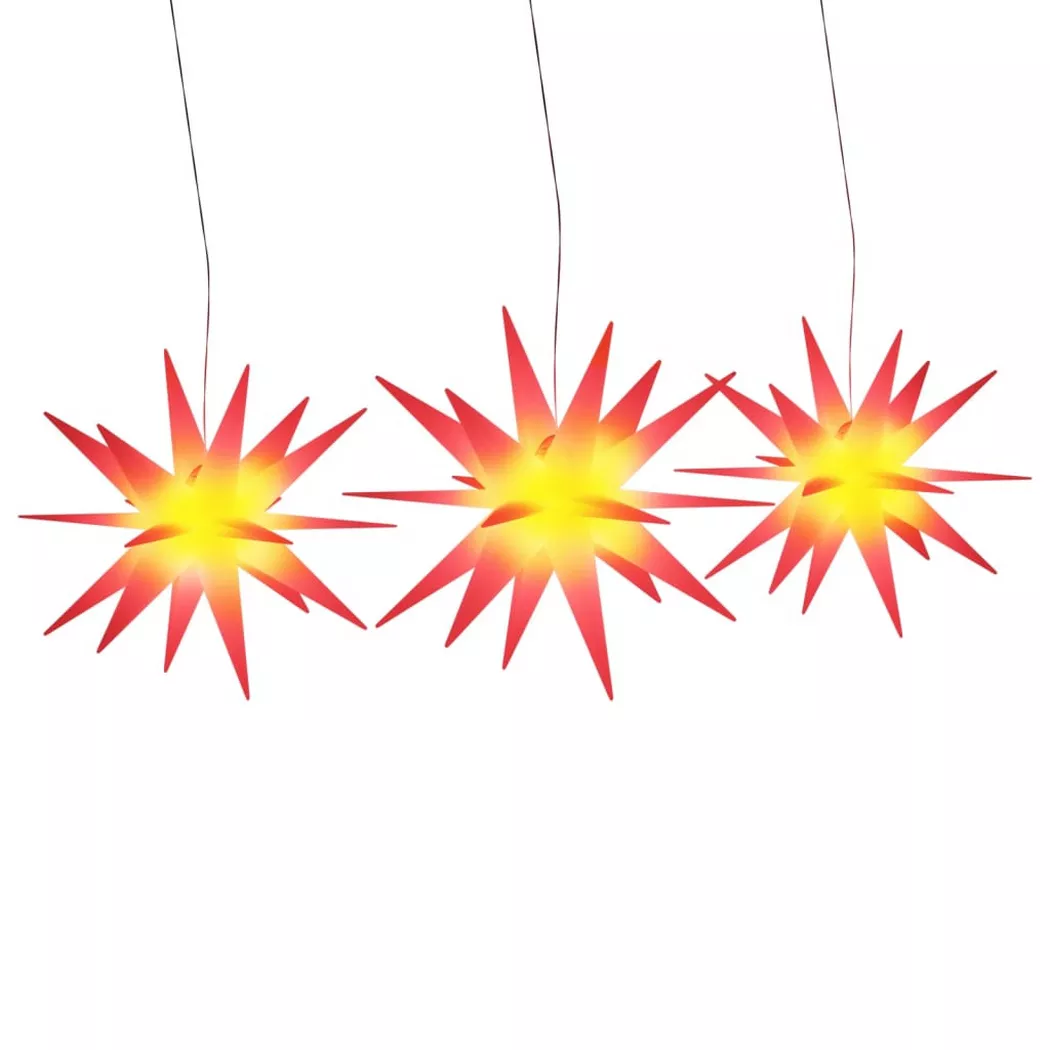 VidaXL - Lumière de noël, One Size, Rouge Bariolé