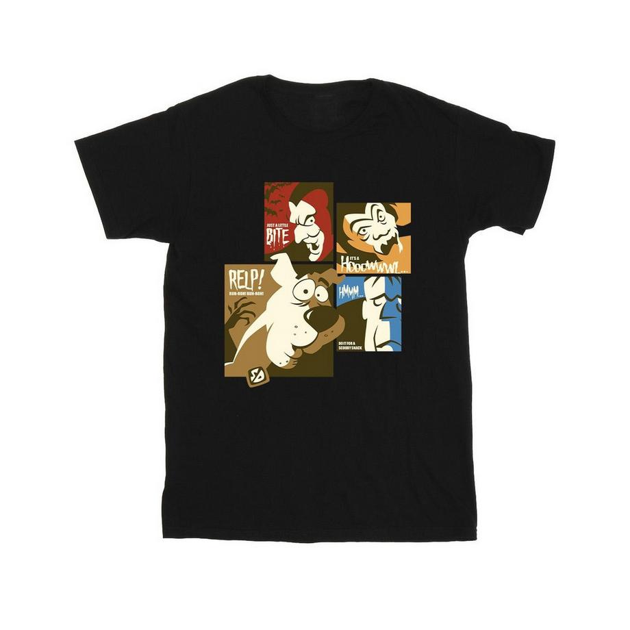 Scooby-Doo T-Shirt Imprimé Graphique Coupe Ajustée  