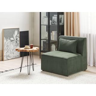 Beliani Module fauteuil en Velours côtelé Moderne LEMVIG  