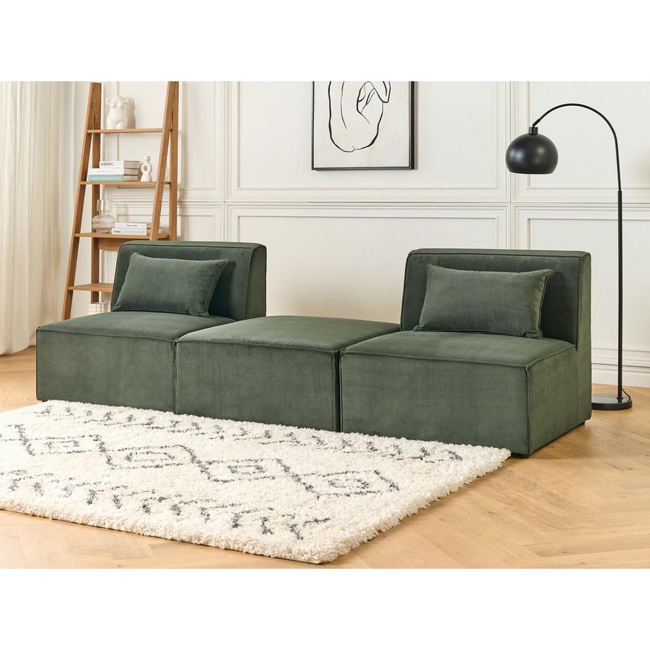 Beliani Sesselmodul aus Cord Modern LEMVIG  