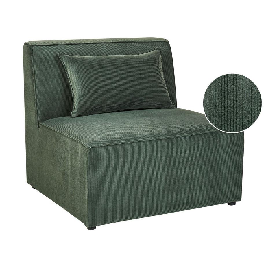 Beliani Sesselmodul aus Cord Modern LEMVIG  