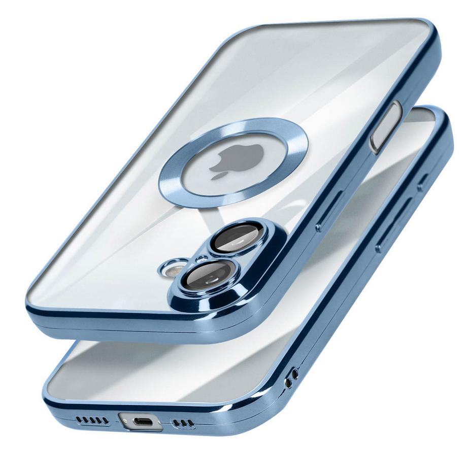 Avizar  Glam Hülle iPhone 16 Plus Blau 