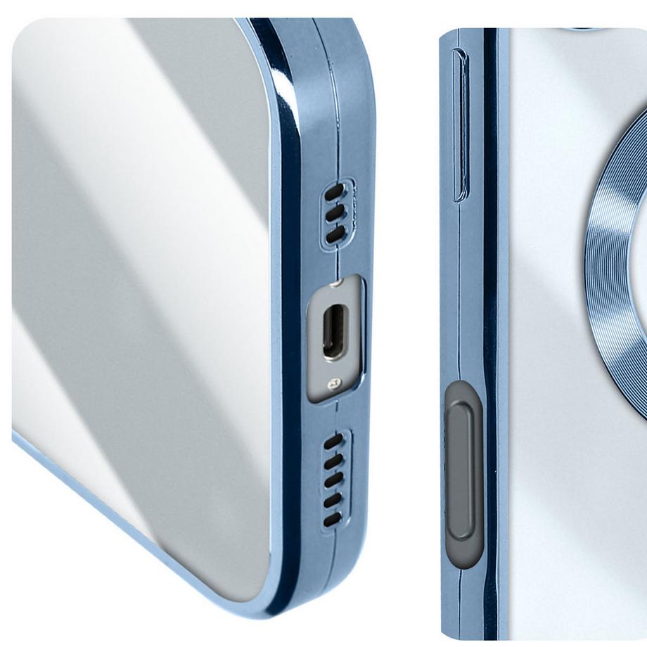 Avizar  Glam Hülle iPhone 16 Plus Blau 