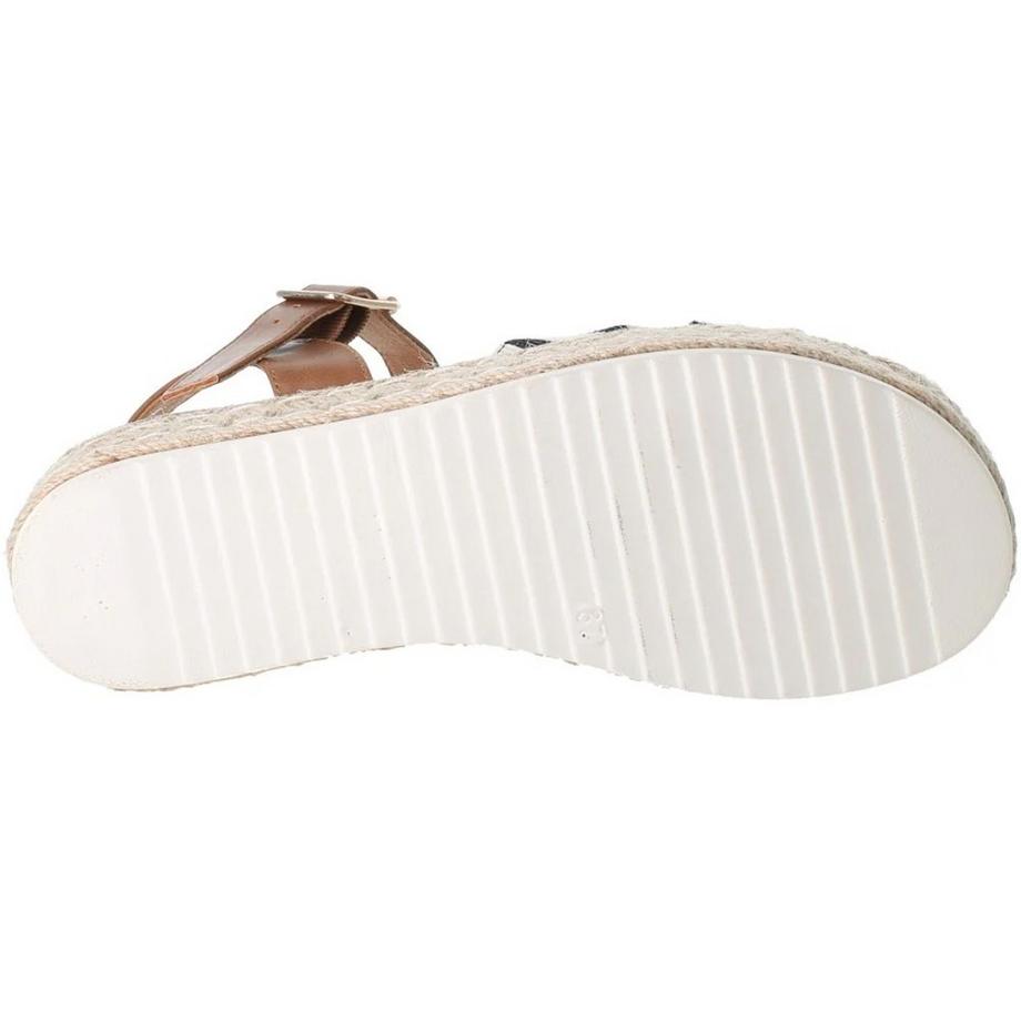 Josef Seibel Madison 01 Sandali con Zeppa a Righe  