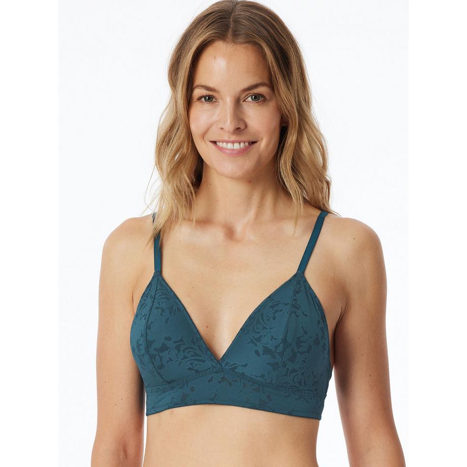 Schiesser Modern Lace Reggiseno senza ferretto con imbottitura rimovibile  