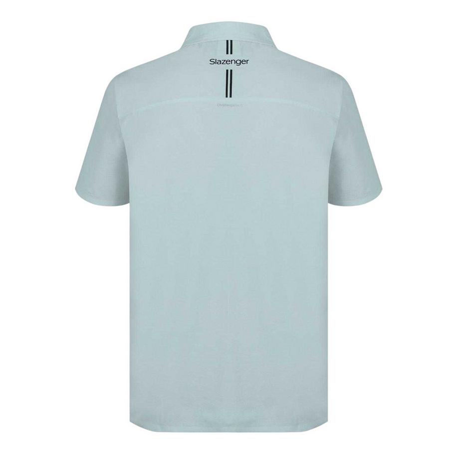 Slazenger Polo avec Emblème et Rayures Contrastées  