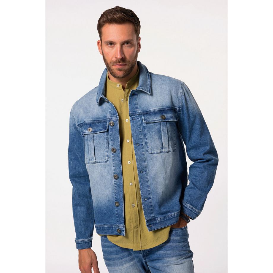 JP1880 Giacca in jeans FLEXNAMIC 2 taschini sul petto  