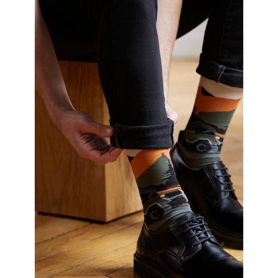 BLEU FORET Chaussettes Fashion 4x4 Roadster  