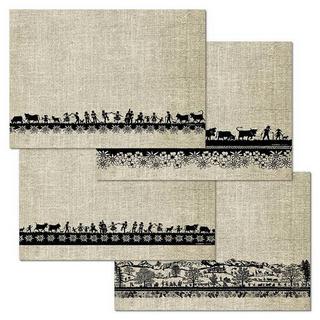 trendform Papiertischset SWISS TRADITION 3 4 Sujets à 12 Blatt  