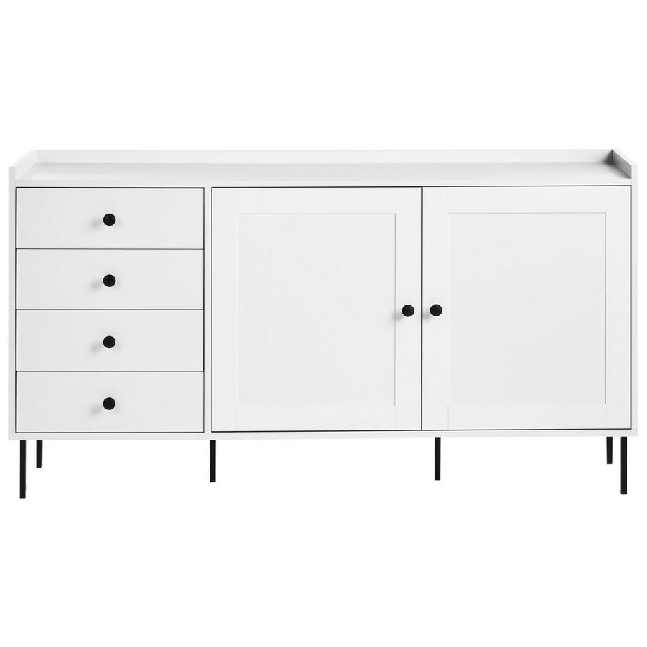 Beliani Sideboard mit 2 Türen aus Faserplatte Skandinavisch ALCOVE  