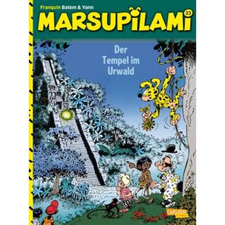 Marsupilami 23: Der Tempel im Urwald Franquin, André; Yann; Le Comte, Marcel (Übersetzung); Batem (Illustrationen) Copertina rigida 