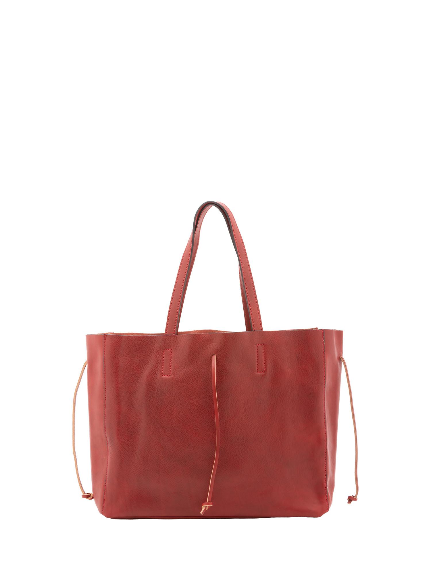 Viola Castellani Borsa a tracolla con chiusura a laccetti in pelle  