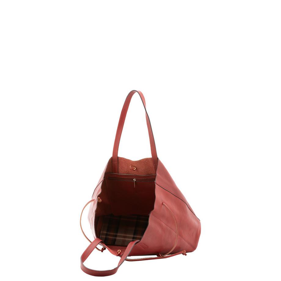 Viola Castellani Sac à bandoulière avec fermeture à lacets en cuir  