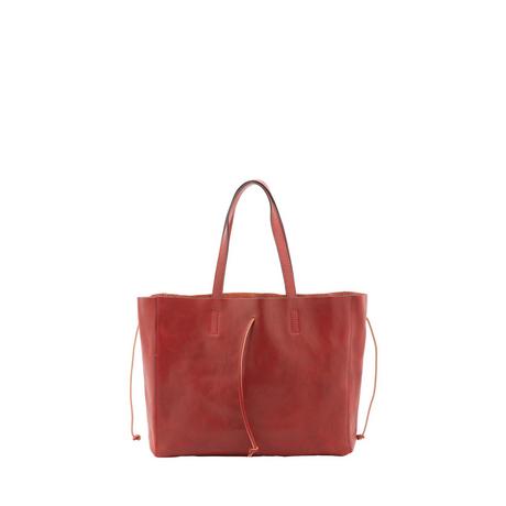 Viola Castellani Borsa a tracolla con chiusura a laccetti in pelle  