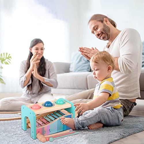 Activity-board  Jouet xylophone et maillet avec xylophone| Jouet éducatif Jouet musical multifonctionnel 