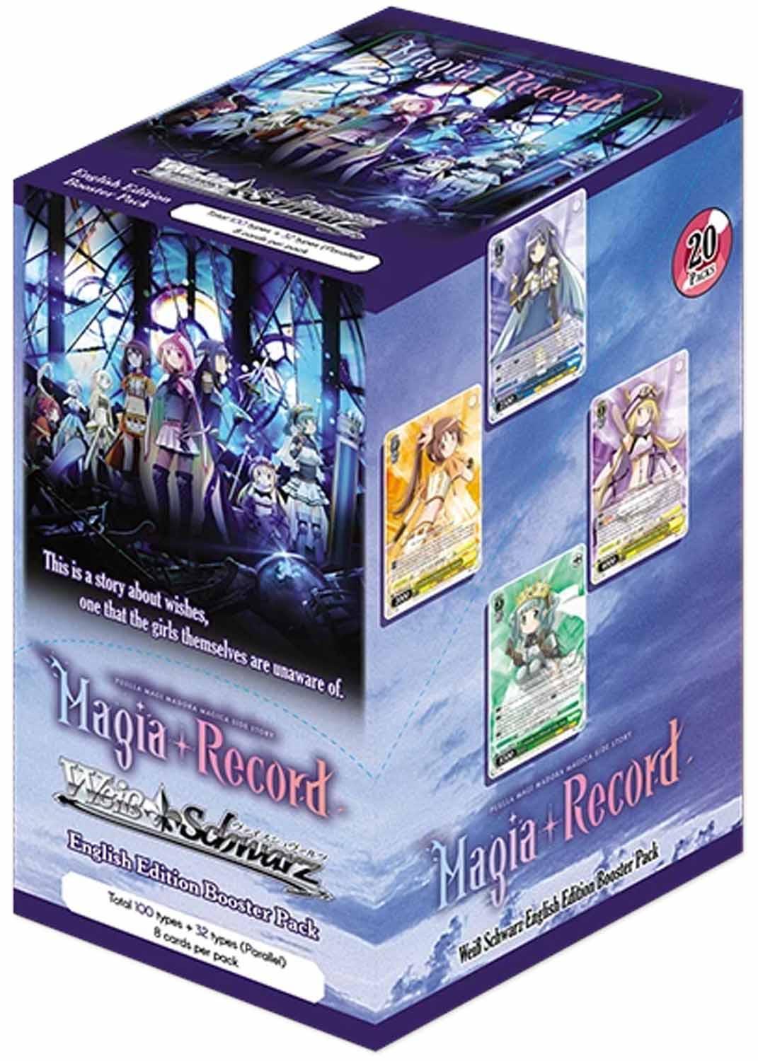 Bushiroad  Magia Record Anime Version Booster Display - Weiss Schwarz TCG - EN 