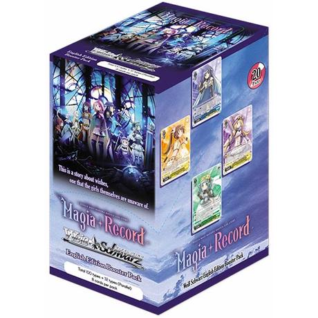 Bushiroad  Magia Record Anime Version Booster Display - Weiss Schwarz TCG - EN 