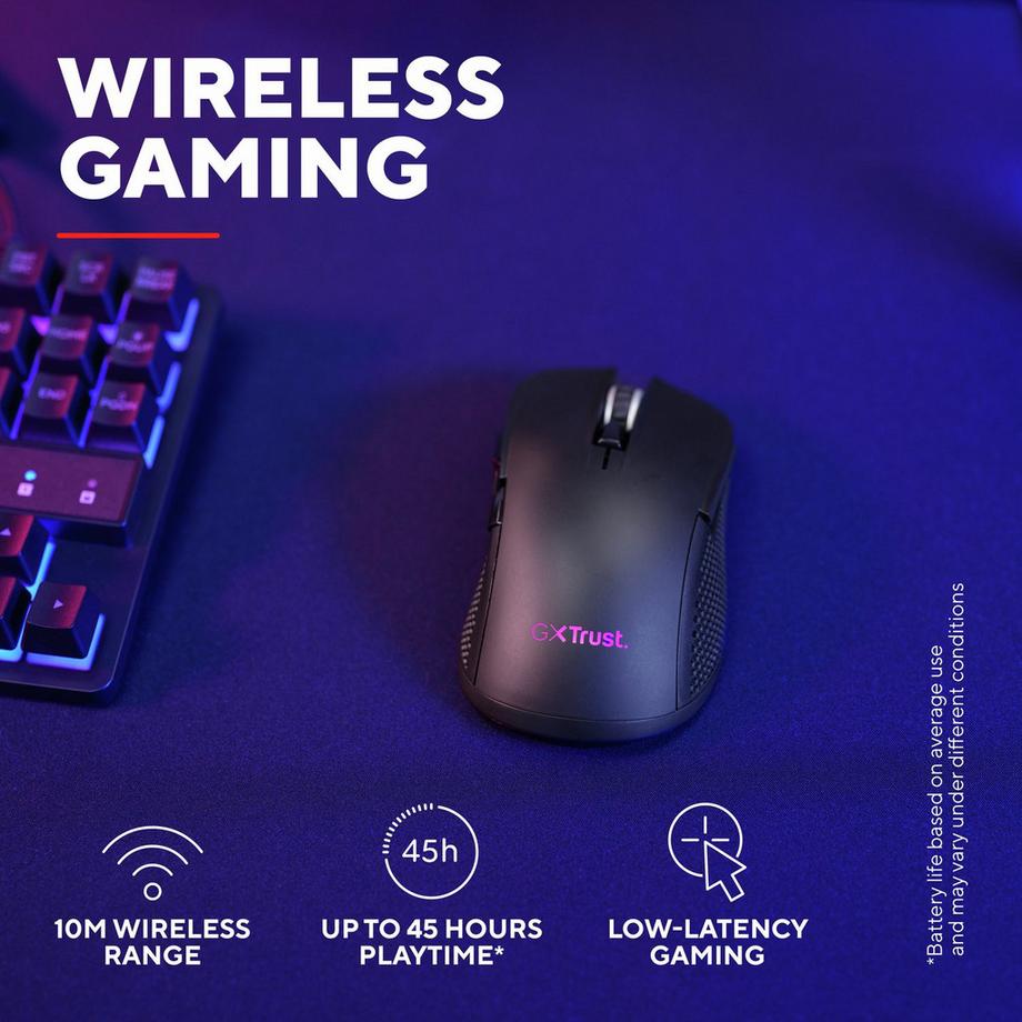 Trust  Kabellose Gaming-Maus 