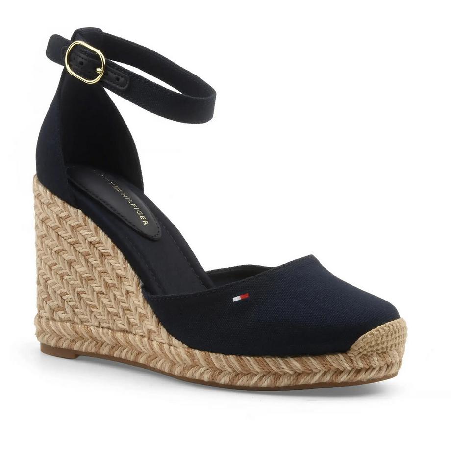 FLAG HIGH WEDGE ESPAD CLOSED TOE-37