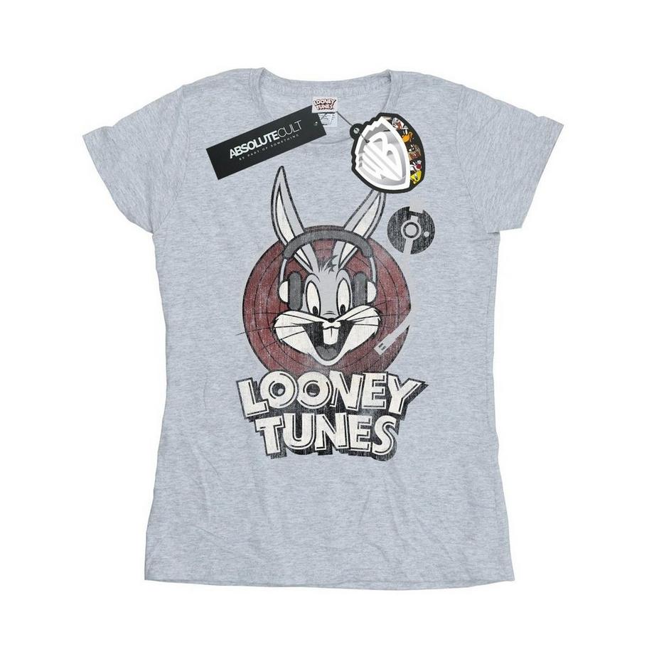 LOONEY TUNES T-shirt Bugs Bunny Tourne-disque  