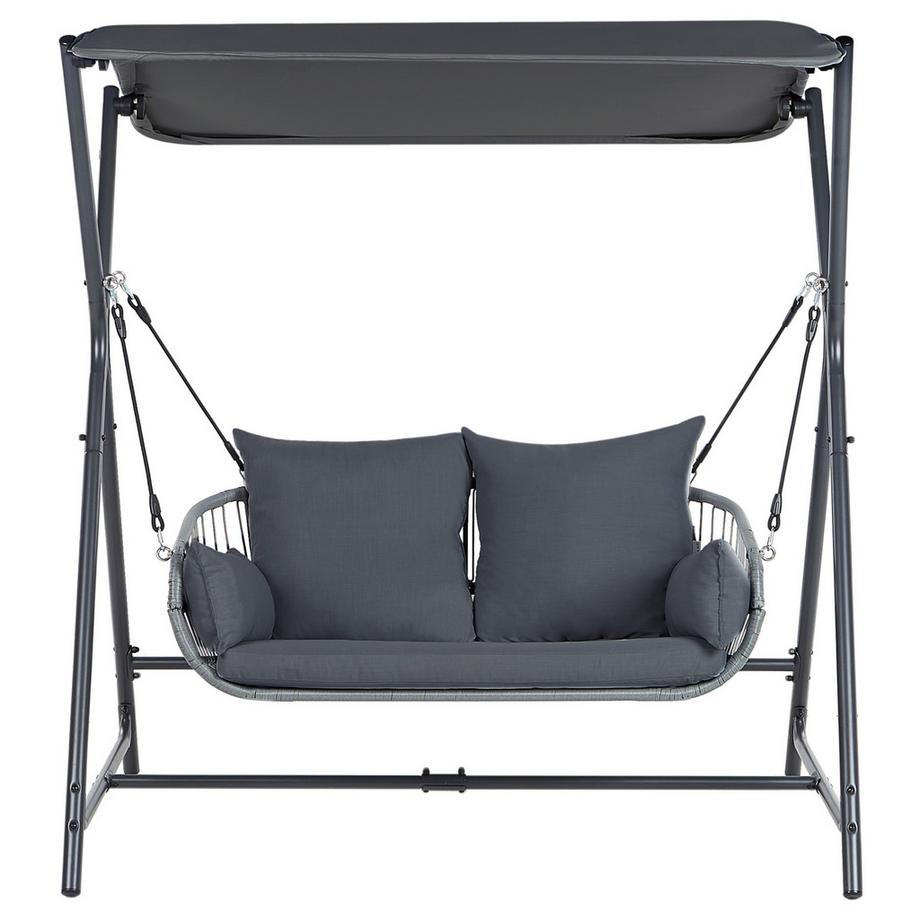 Beliani Hollywoodschaukel aus Stahl  FIASTRA  