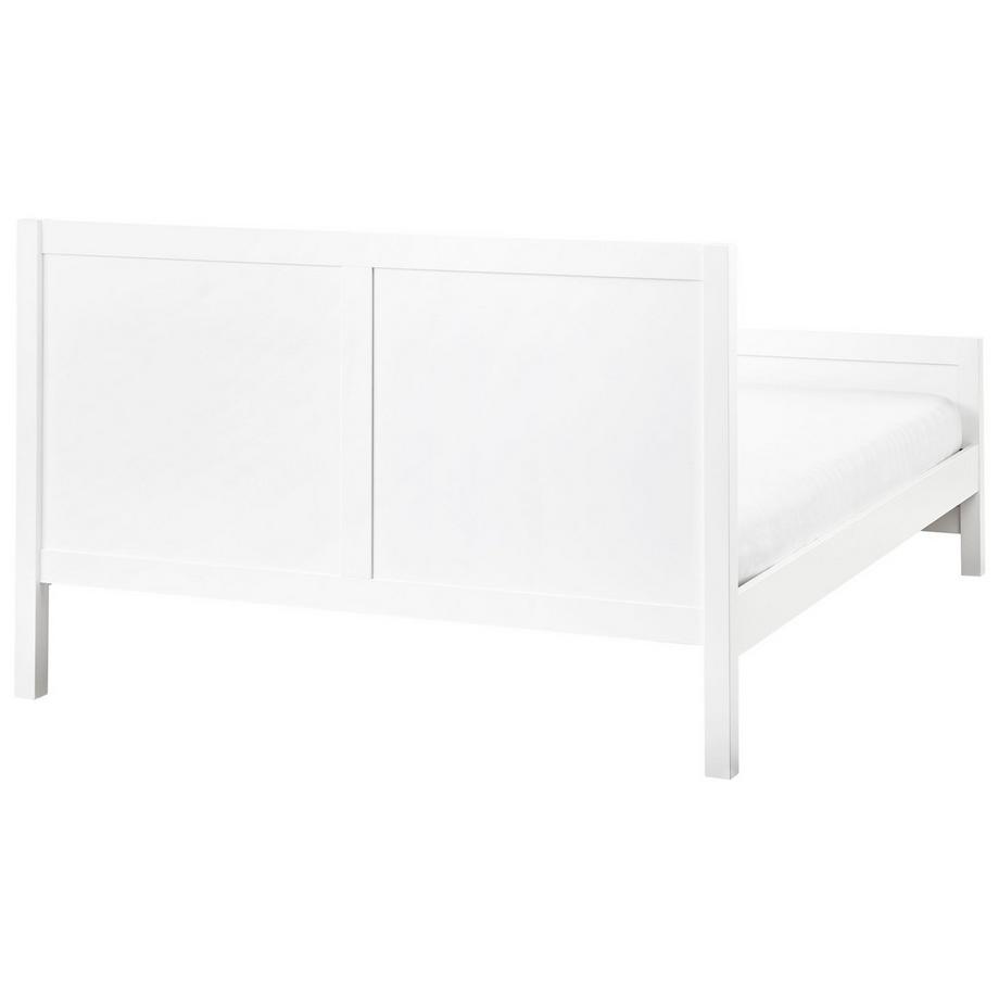 Beliani Letto en Legno di caucciù Rustico CHAMPAGNAT  