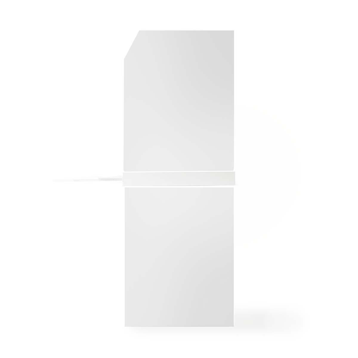 Nedis Universal-Stapelset für Waschmaschine und Trockner | Ausziehbare Ablage | Weiß  