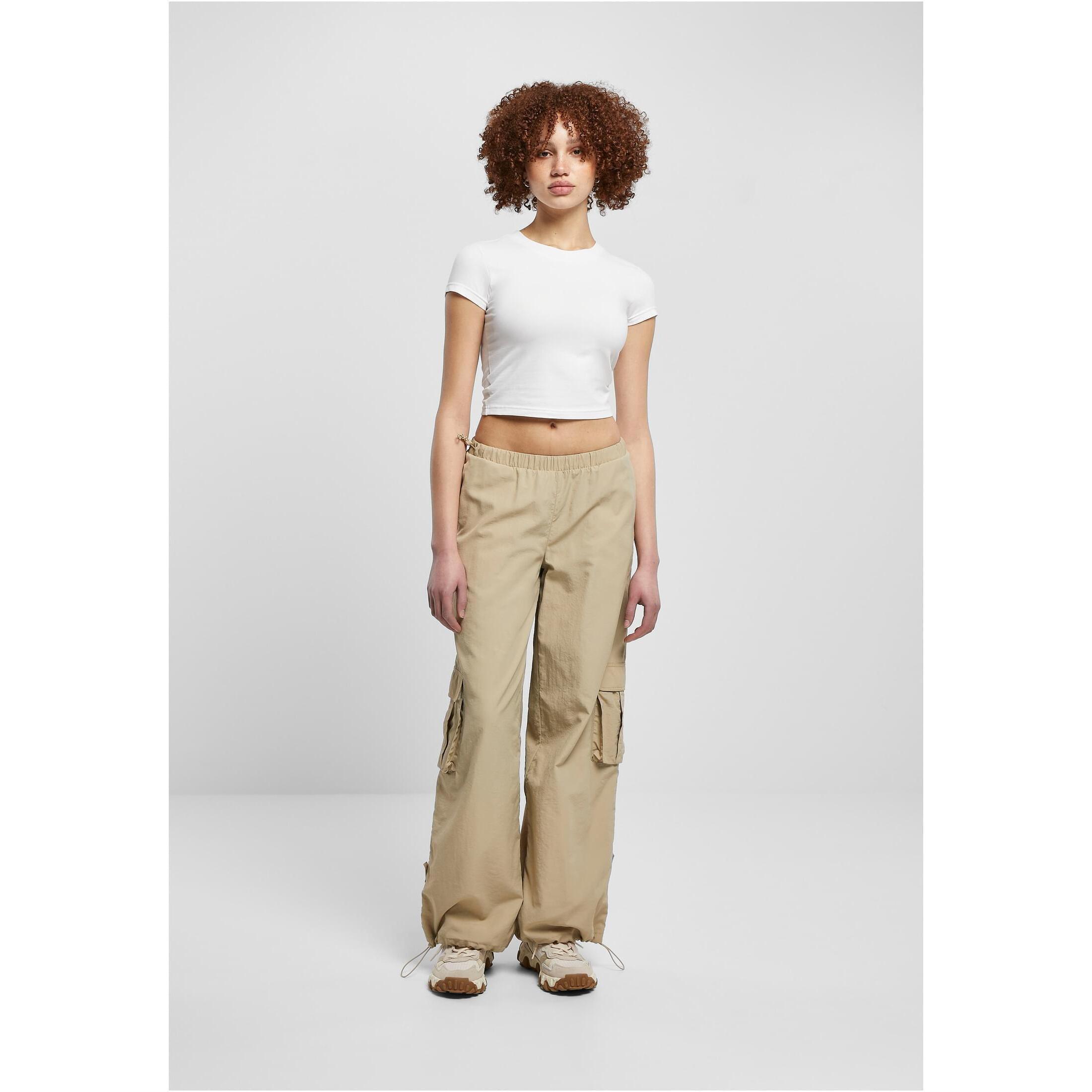 URBAN CLASSICS Cargo Nylon Weite Knitterhose  